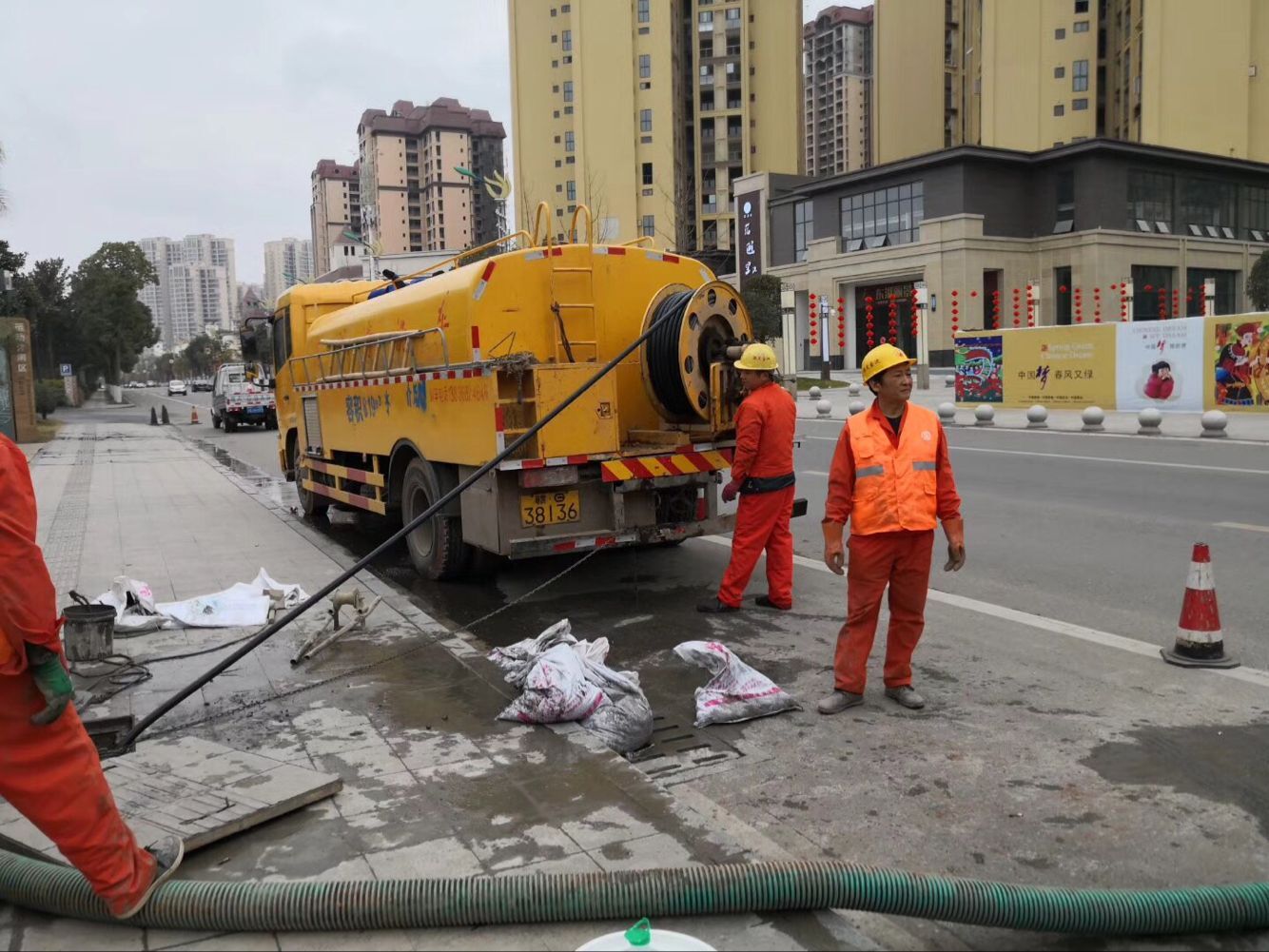 钟祥排污管道清淤-管道清洗